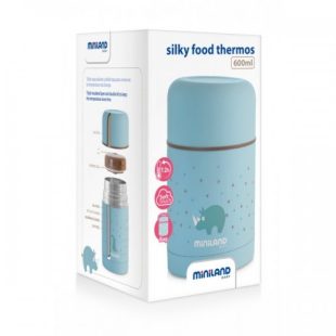 termos mancare solida silky blue 600 ml miniland 3
