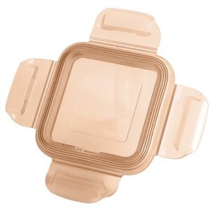 set 4 recipiente din sticla 160 ml ermetice bunny miniland 1