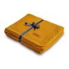 Paturica de bumbac tricotata Sensillo 100x80 cm Mustard