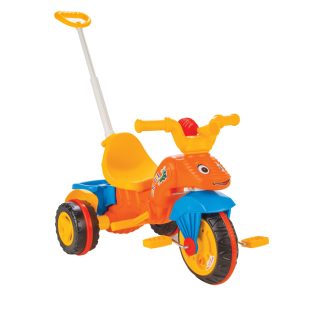 Tricicleta cu maner parental Pilsan CATERPILLAR Orange