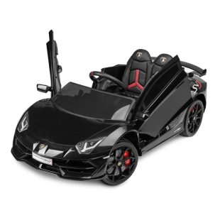 Masinuta electrica cu telecomanda Toyz Lamborghini Aventador SVJ 12V black
