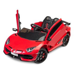 Masinuta electrica cu telecomanda Toyz Lamborghini Aventador SVJ 12V red