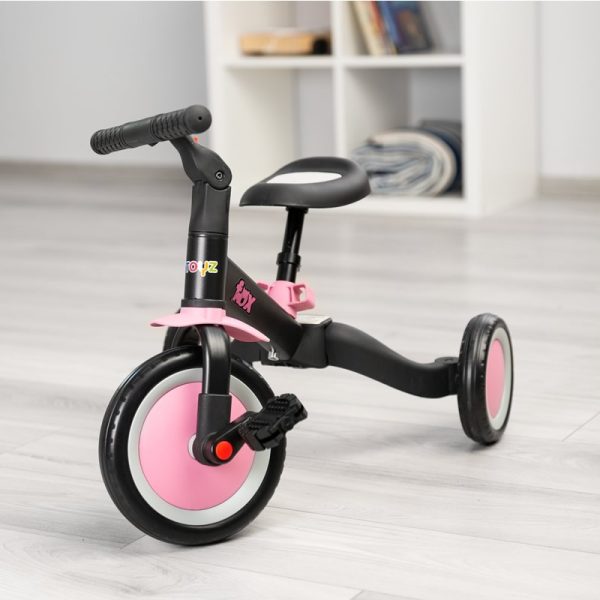 Tricicleta 2 in 1 Toyz FOX pink 17