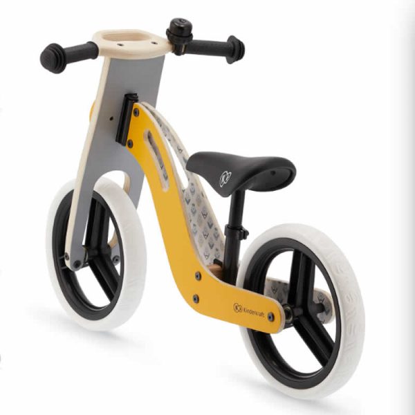 Bicicleta fara pedale Uniq Kinderkraft honey yellow 1