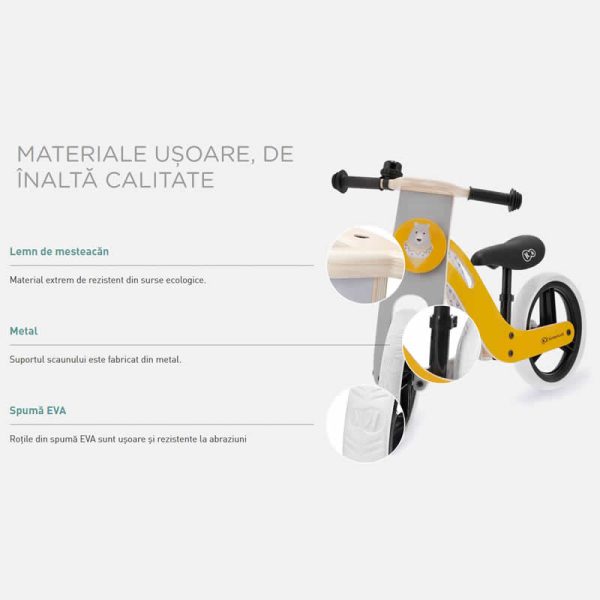 Bicicleta fara pedale Uniq Kinderkraft z 14
