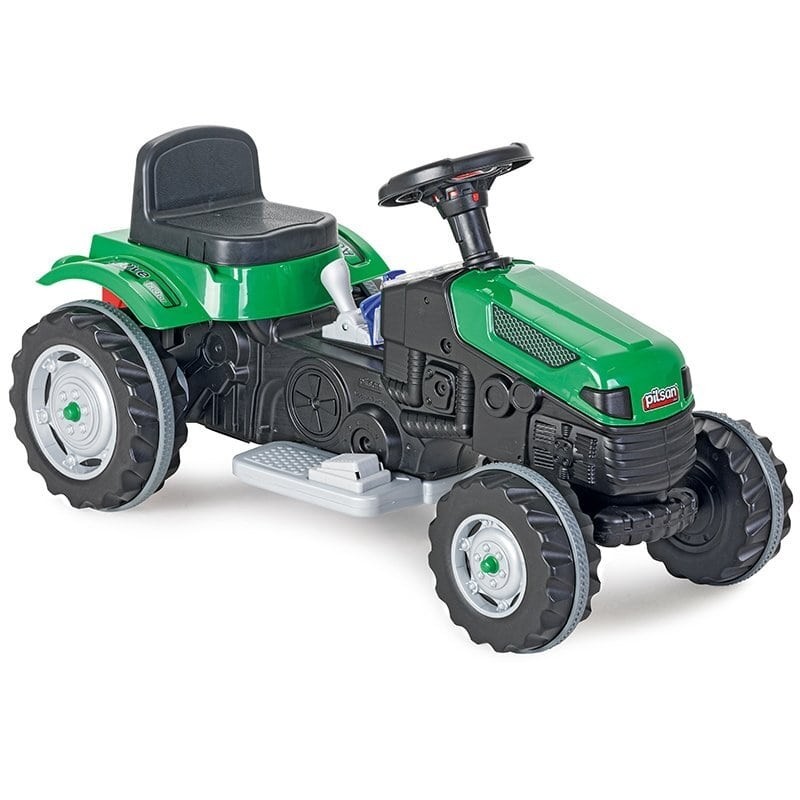 Tractor electric Pilsan ACTIVE 6V Verde Carucioare Copii