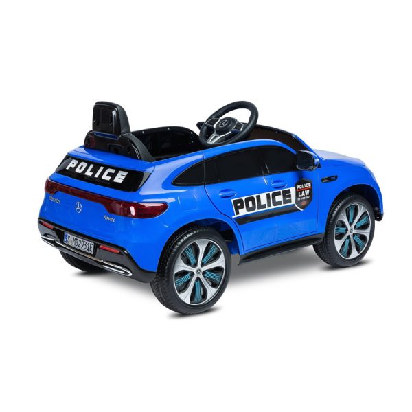 Masinuta electrica cu telecomanda Toyz MERCEDES BENZ EQC POLICE 12V blue 5