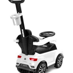 Masinuta ride-on cu maner parental Toyz Volkswagen T-ROC alba