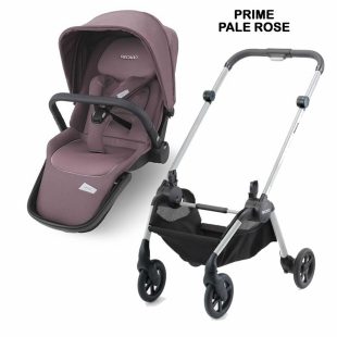 Carucior Recaro Sadena Prime Pale Rose cadru argintiu