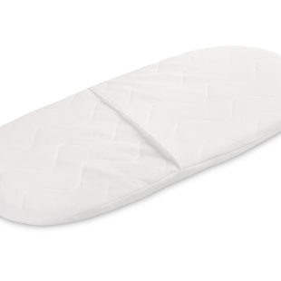 Saltea landou matlasata de burete Sensillo 75x35 cm alba 1