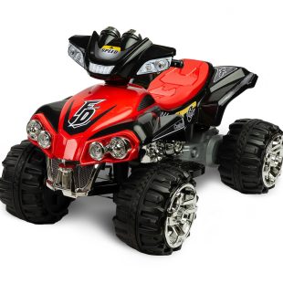 ATV electric pentru copii Toyz CUATRO 12V negru rosu 1