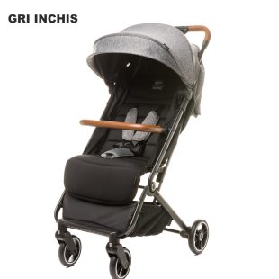 Carucior compact max 22 kg 4Baby TWIZZY gri inchis