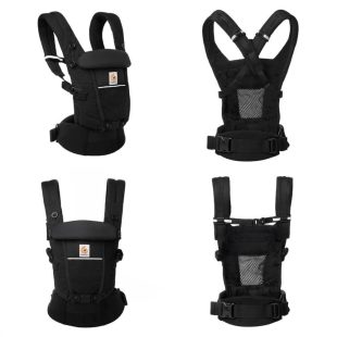 marsupiu ergobaby adapt soft flex mesh onyx black 1