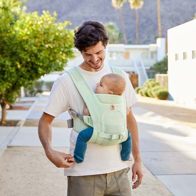 marsupiu ergobaby aerloom luminous mint 3 marsupiu ergobaby aerloom luminous mint 3