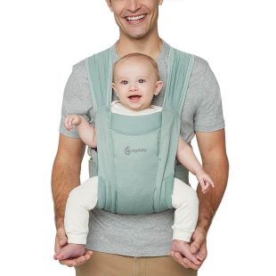 marsupiu ergobaby embrace soft air mesh sage 1