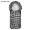 sac de iarna sensillo olaf fleece 100x45 cm graphite grey