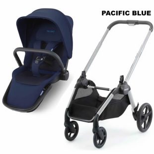 Carucior Recaro Celona Select Pacific Blue cadru argintiu