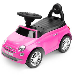 Jucarie ride on Toyz FIAT 500 roz
