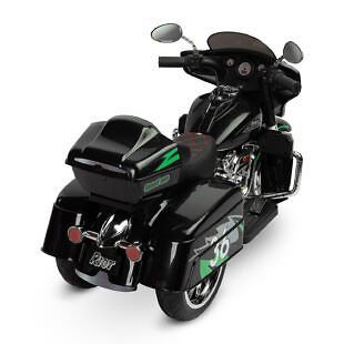 Motocicleta cu roti din spuma EVA Toyz RIOT 12V Neagra 1