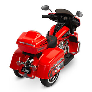 Motocicleta cu roti din spuma EVA Toyz RIOT 12V rosie 1