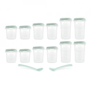 set 12 recipiente gradate 200 ml 250 ml 330 ml ermetice dolce mint