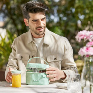 set 2 recipiente gradate din sticla 250 ml cu gentuta izoterma 1