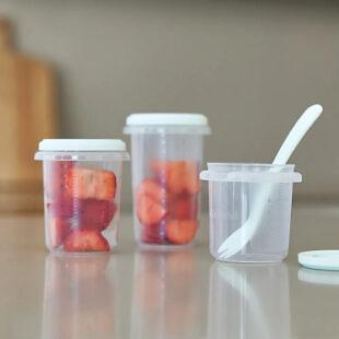 set 6 recipiente 200 ml 250 ml 330 ml ermetice dolce mint 1