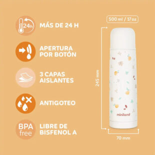 Termos lichide Valencia 500 ml Miniland 1