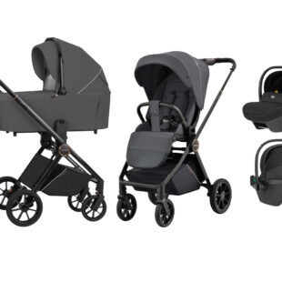 Carucior compact premium Carrello ULTRA 3 in 1 Sonic Grey
