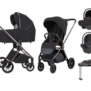 Carucior compact premium Carrello ULTRA 4 in 1 Night Black